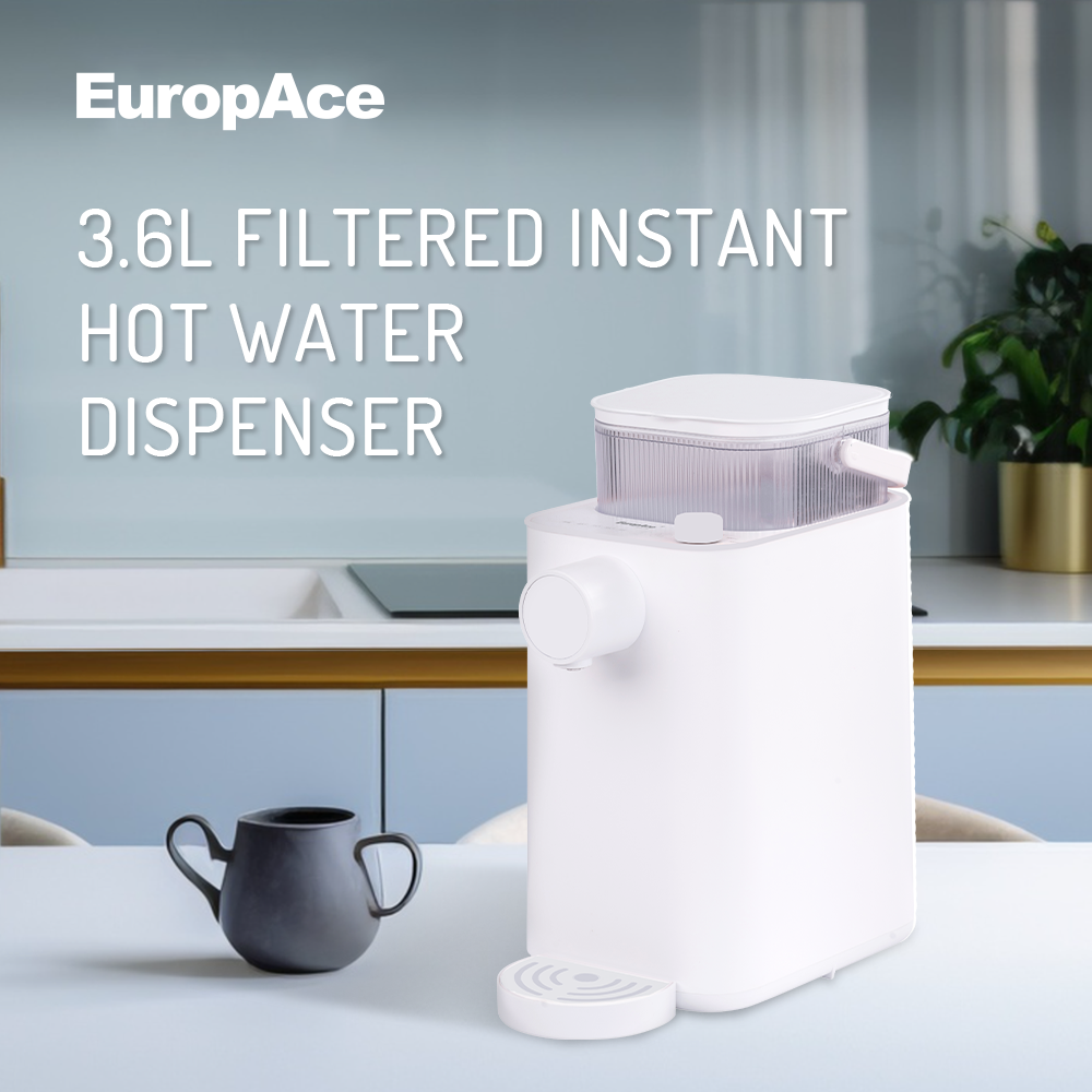 3.6L Filtered Instant Hot Water Dispenser | 99°C Instant Boil | Plug and Play