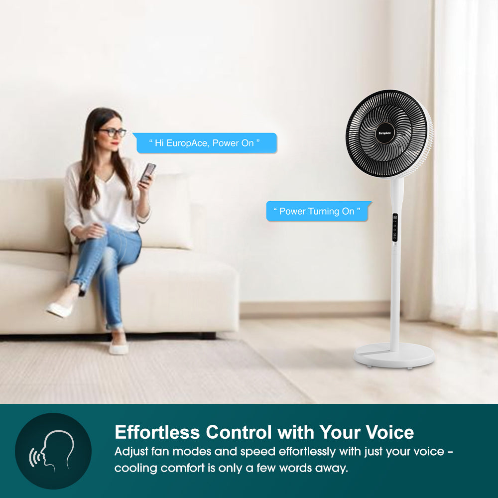 14” Whispr DC Living Fan | Voice Control Fan