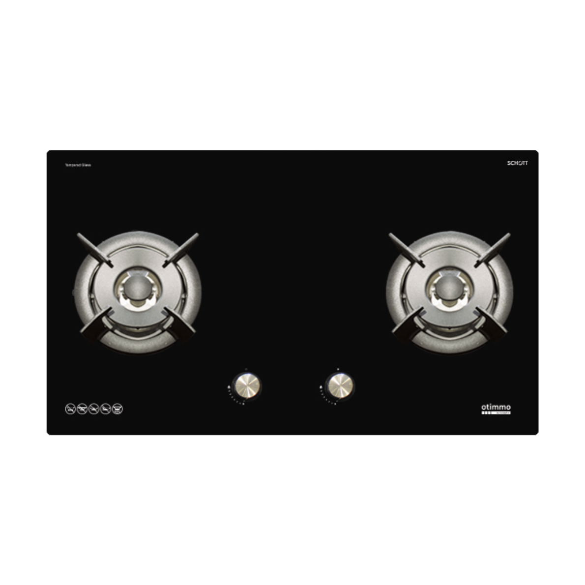 80cm Built-In Gas Hob (2burner)