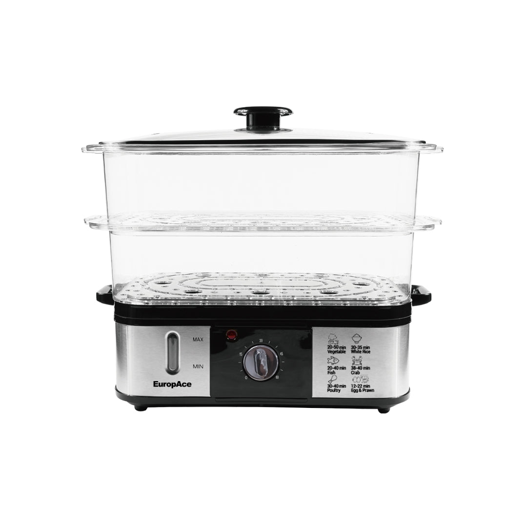 2 Tier 12L Food Steamer | Comes with 1L Steaming Container