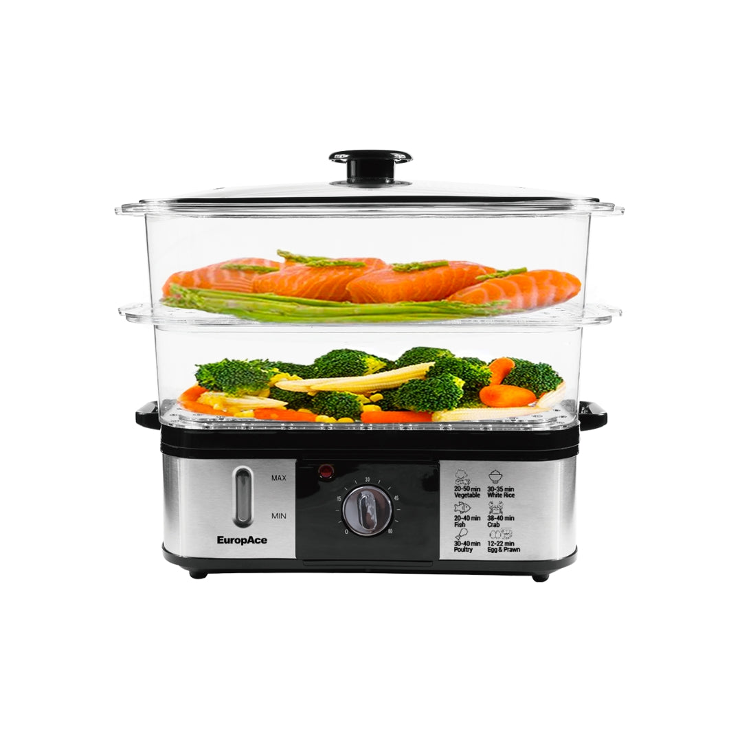 2 Tier 12L Food Steamer | Comes with 1L Steaming Container