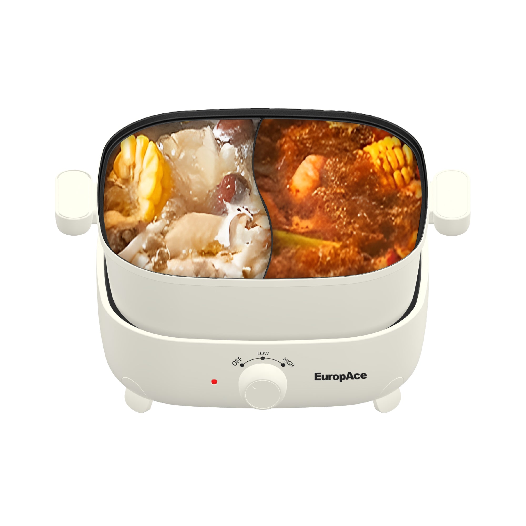 6L Non-Stick Yuan Yang Multi-Cooker Hotpot 1800W