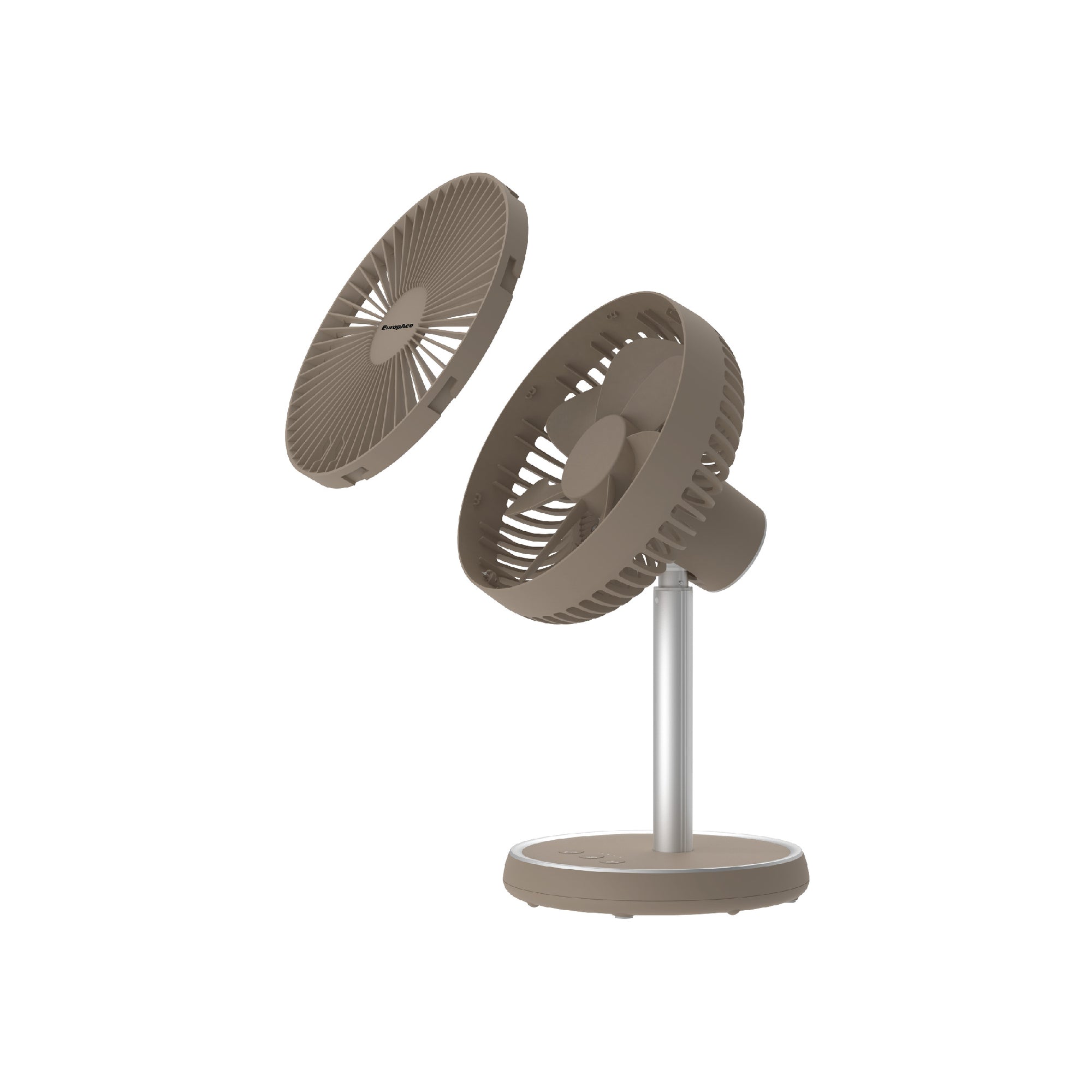 7” Rechargeable DC Fan with Adjustable Height