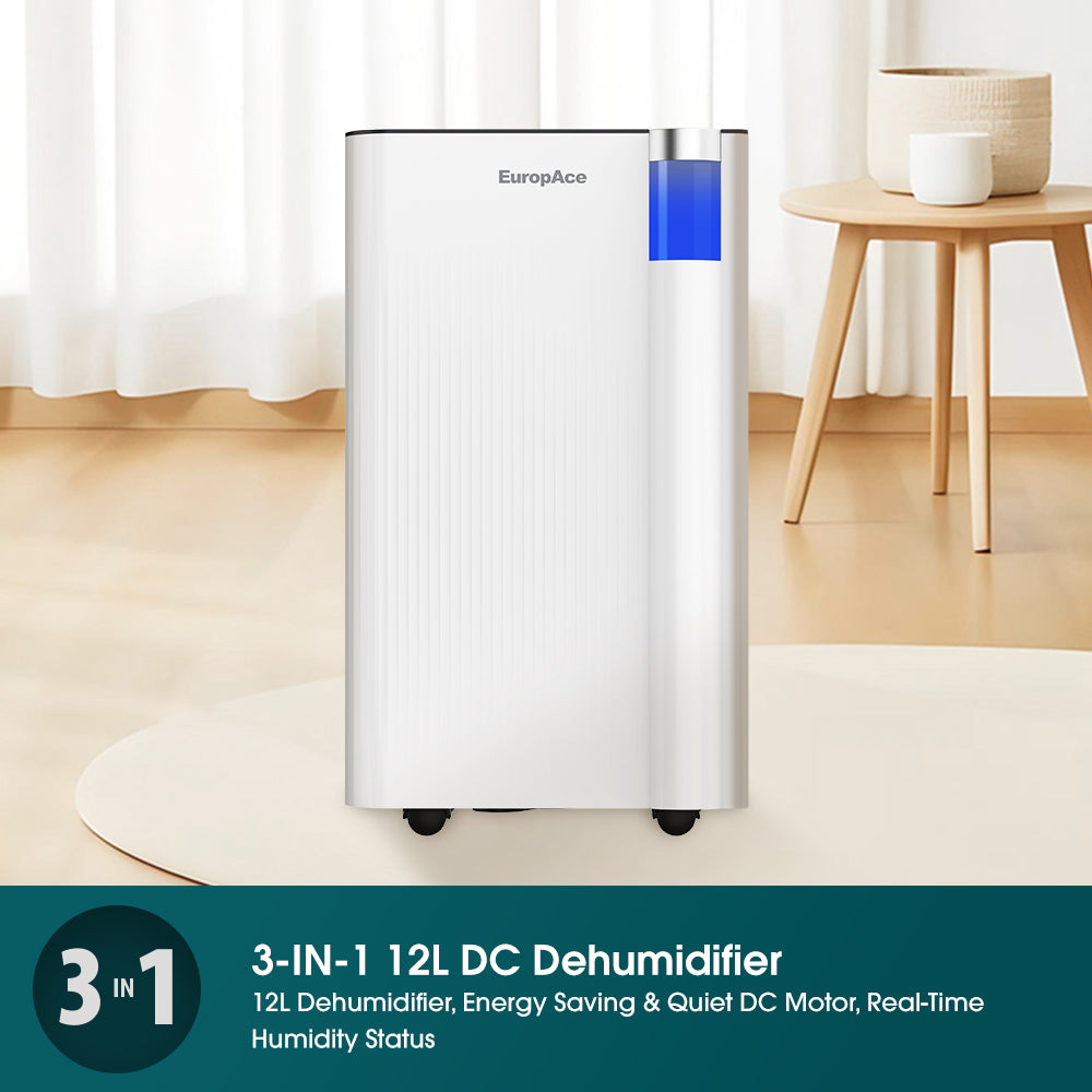 12L IonDry DC Dehumidifier + Laundry Dryer + Ioniser (3-in-1)