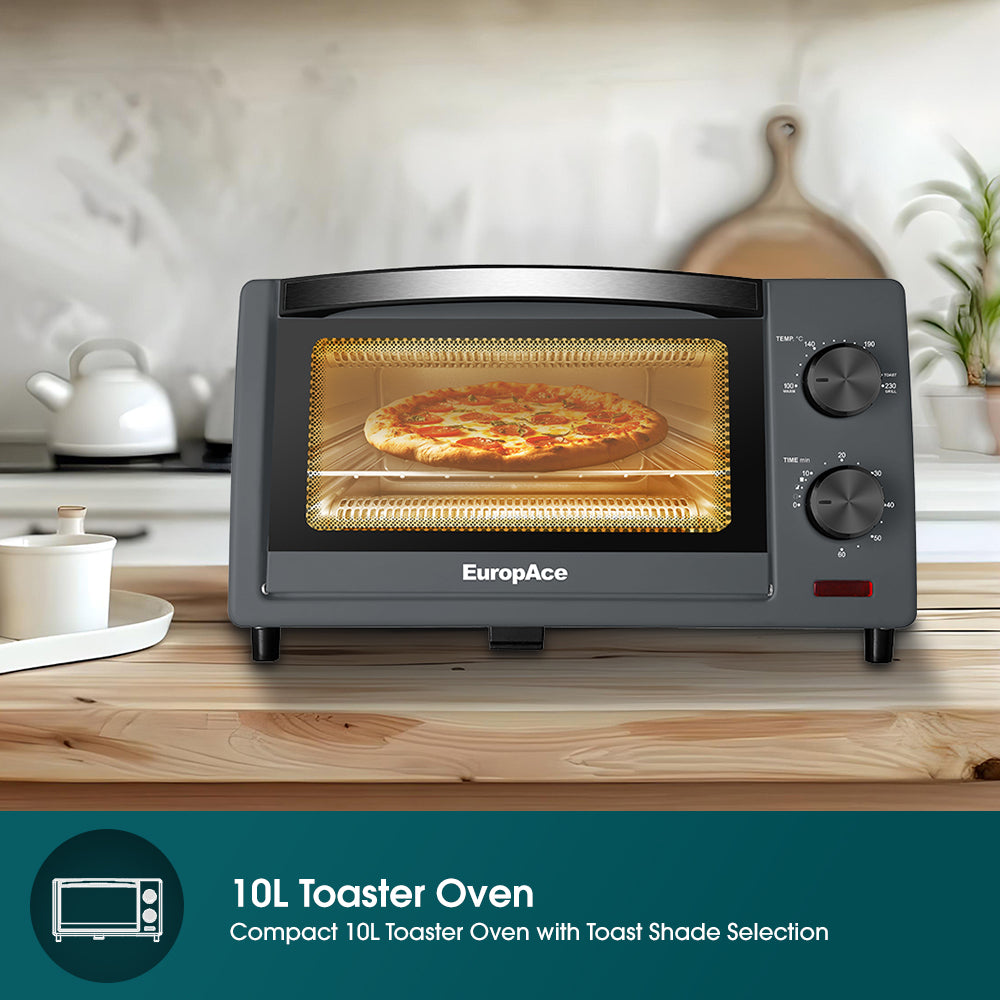 10L Compact Toaster Oven with Toast Shade Selection