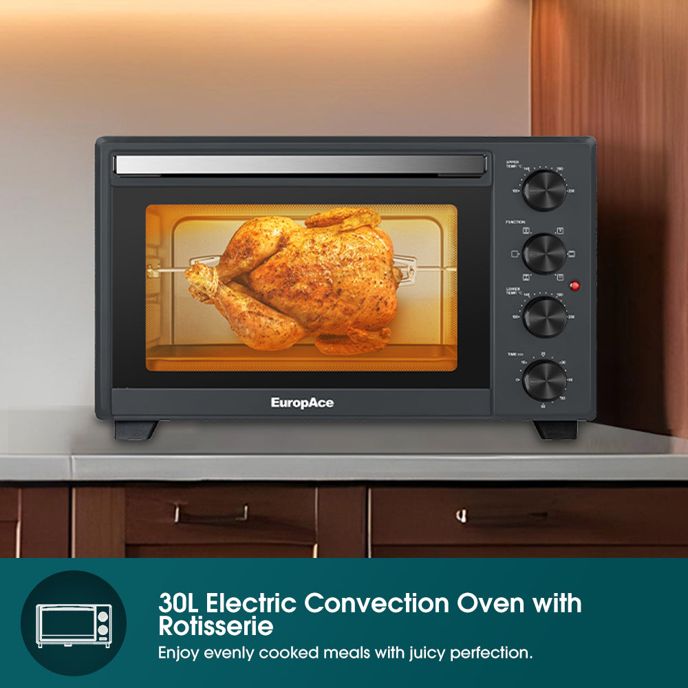 30L Electric Convection Oven with Rotisserie