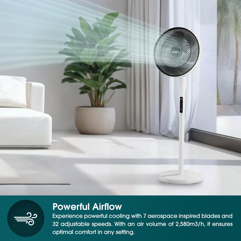 14” Whispr DC Living Fan | Voice Control Fan