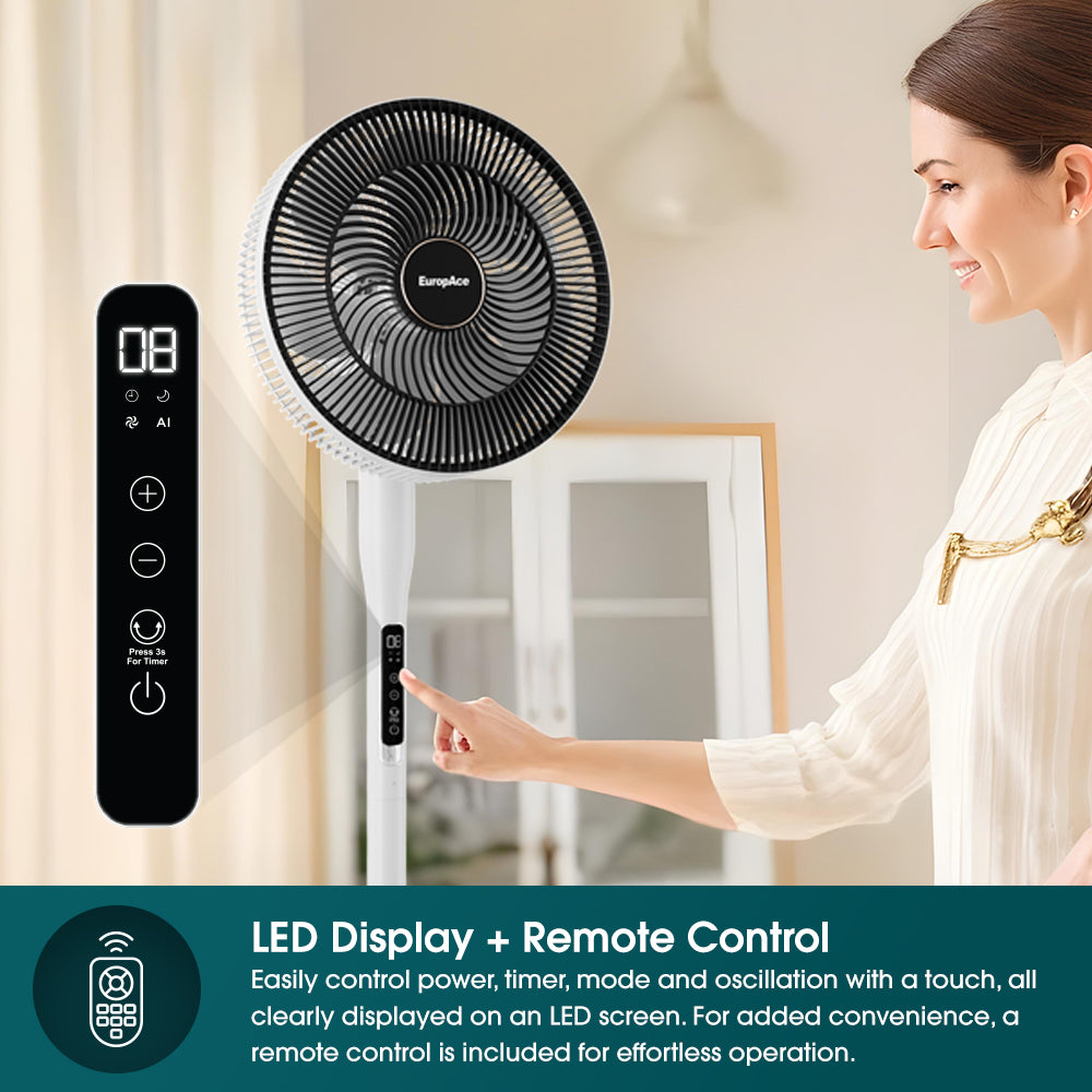 14” Whispr DC Living Fan | Voice Control Fan