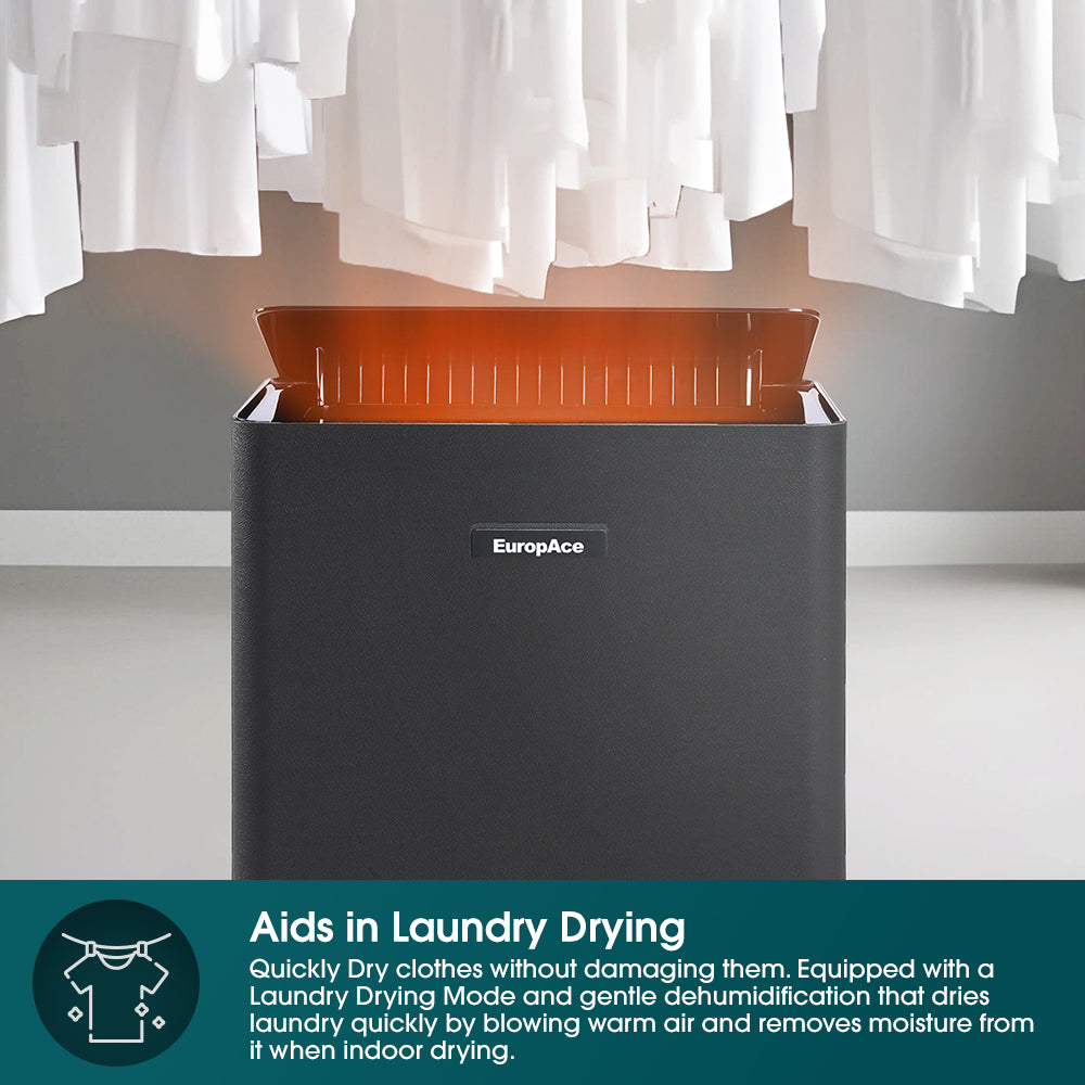 40L Smart DC Dehumidifier + HEPA Air Purifier + Shoe &amp; Laundry Dryer | 3Y Full Warranty