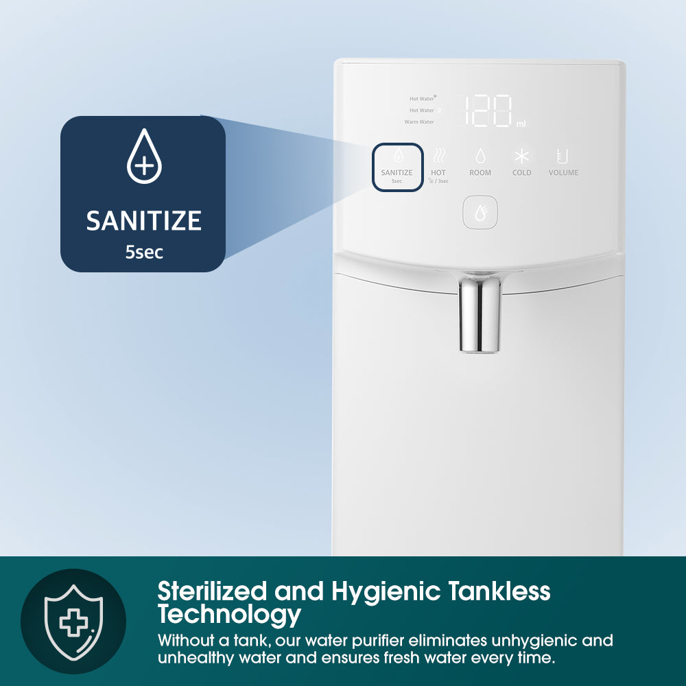 Tankless Hot &amp; Cold Water Purifier | Leak Proof Technology | Energy Saving | Made in Korea