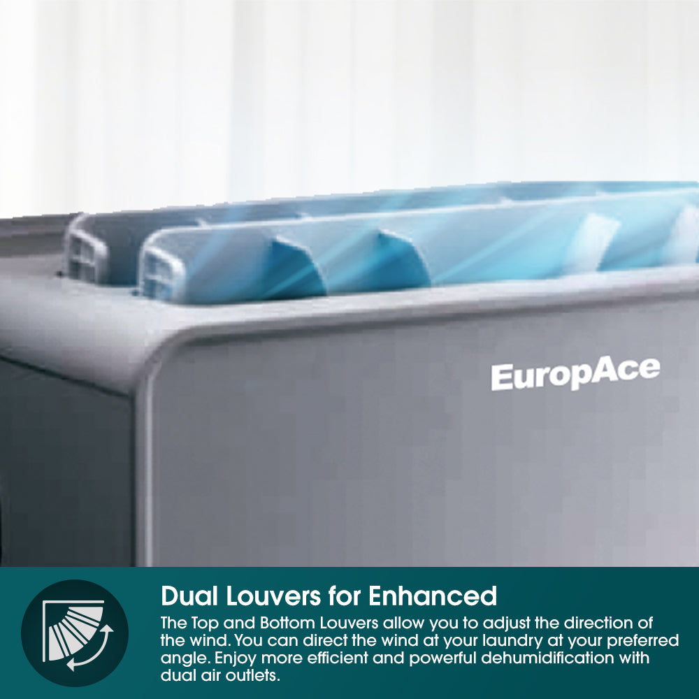 30L Dual Louvre Dehumidifier + Standalone HEPA Air Purifier (5-in-1) | 3Y Full Warranty